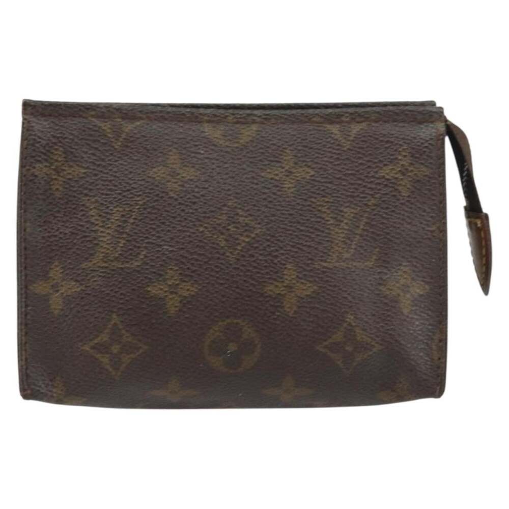 Louis Vuitton Monogram Poche Toilette 15 Pouch Brown